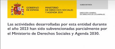 SUBVENCIÓN CONCEDIDA SUBVENCIÓN CONCEDIDA